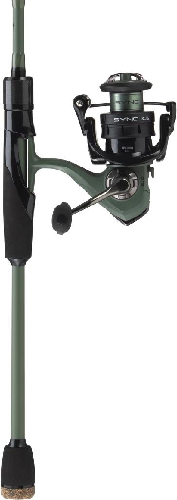 13 SYNC SPIN ROD COMBO 6'6' 2PC M 2.5 SIZE REEL/11LB DRAG