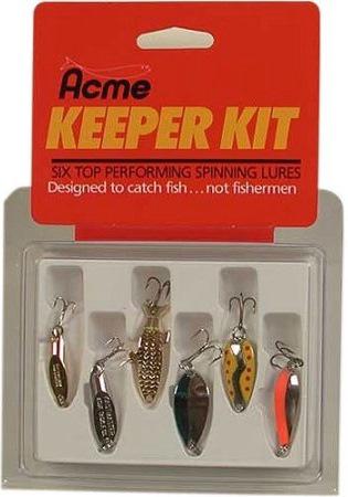 ACME LURE KEEPER KIT 6PK-ASSORTMENT (Kastmaster Phoebe Cleo Kamlooper Fiord)