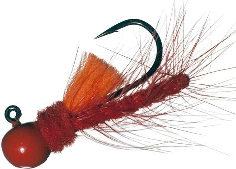 AEROJIG HACKLE 1/8oz  RED/ORANGE - Gunarama