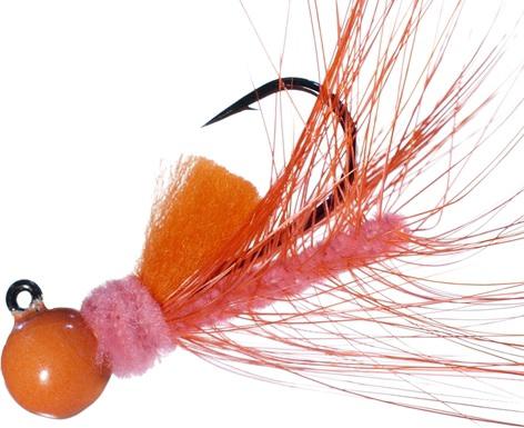 AEROJIG HACKLE 1/4oz  ORANGE/PERCH - Gunarama