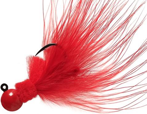 AEROJIG MARABOU 1/4oz  RED/RED/RED - Gunarama