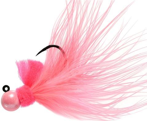 AEROJIG MARABOU 1/8oz  PINK/H.PINK/PINK - Gunarama