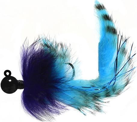 AERO TWITCHING JIG 1/2 BLACK/PURPLE/BLUE