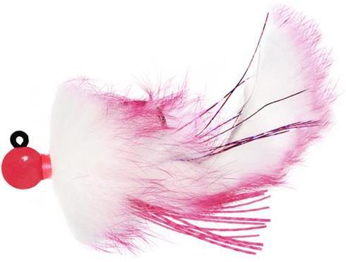 AERO TWITCHING JIG 1/2 PINK/FL/PINK/WHT (Corkie Pink w/FL.Pink over white body)