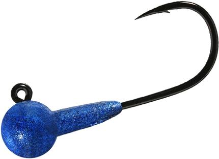 AERO JIGHEADS W/GAMA HK 1/2(3) BLUE GLT