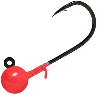 AERO WORM JIGHEAD W/KEEPER 1/4 CERISE