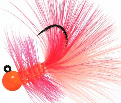 AERO WOOLLY BUGGER JIG 1/16 FLAME/PEACH - Gunarama