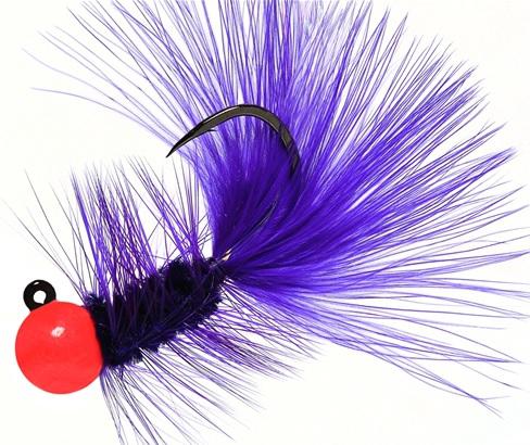 AERO WOOLLY BUGGER JIG 1/16 CERISE/PUR - Gunarama