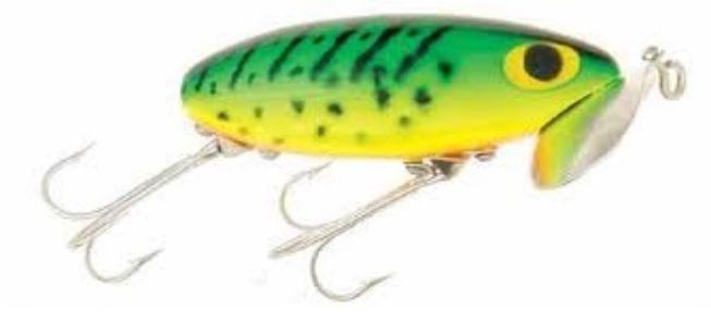 ARBOGAST 1/4OZ JITTERBUG  FIRETIGER
