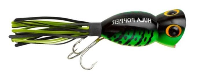 ARBOGAST 1/4OZ HULA POPPER  FIRETIGER
