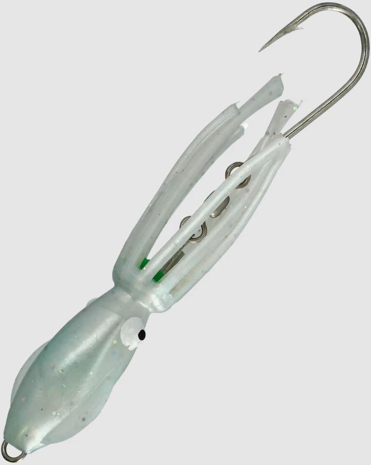 B2 SQUID 5'RIGGED W/ 5/0 HK PEARL WHITE
