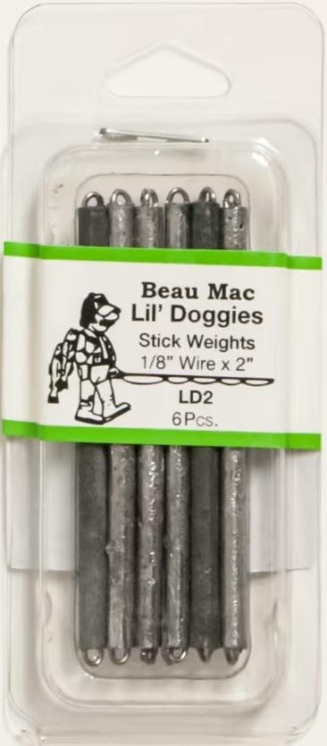 BEAU LIL DOGGIES STICK WEIGHT 1/16x1'(6)