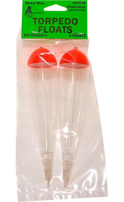 BEAU PET STD TORPEDO FLOATS(2)  20GR