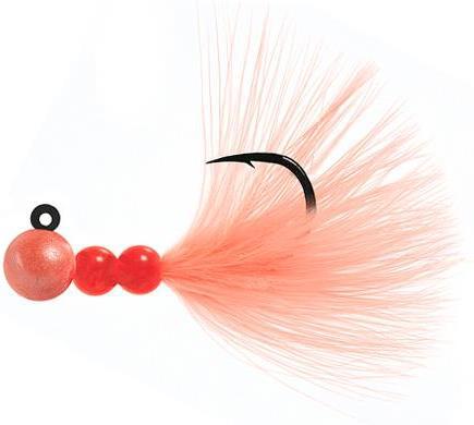 BEAU PRO MARABOU JIG 1/32 PRL-FLME/PEACH 2-PACK
