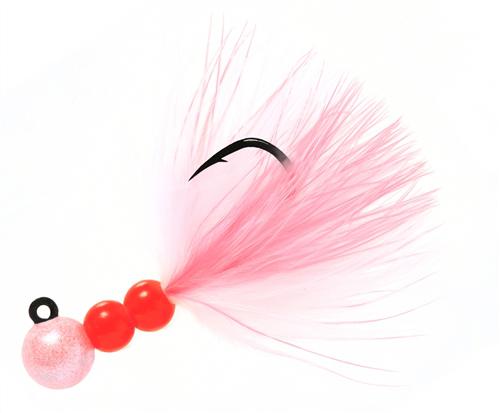BEAU PRO MARABOU JIG 1/32 PRL PINK/PK-WH 2-PACK