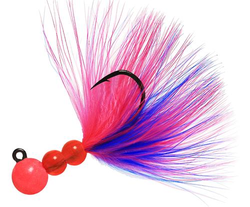 BEAU PRO MARABOU JIG 1/32 CERISE/CER-BLU 2-PACK