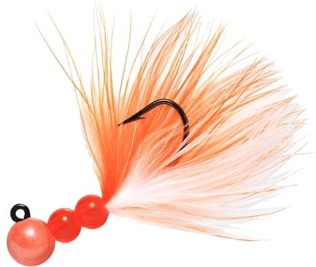BEAU SMJ MARABOU JIG 1/8 PRL-WH/OR-WHT