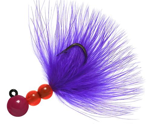 BEAU SMJ MARABOU JIG 1/8 PURPLE/PURPLE