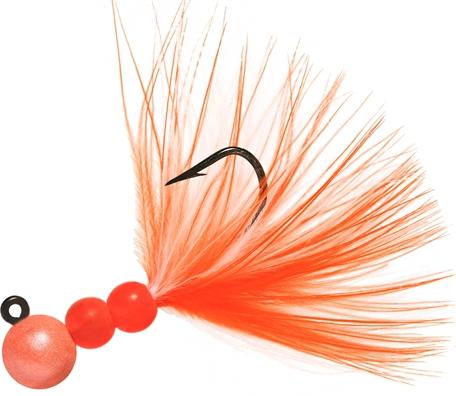 BEAU SMJ MARABOU JIG 1/4 PRL-OR/OR-PINK