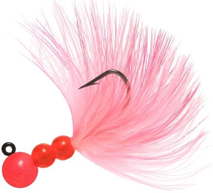 BEAU SMJ MARABOU JIG 1/4 HOT-PK/CER-PINK