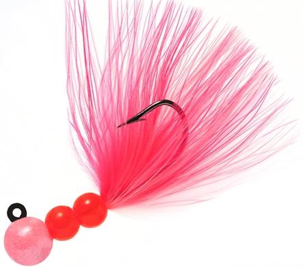 BEAU SMJ MARABOU JIG 1/4 PL-PK/WH-PK-CER