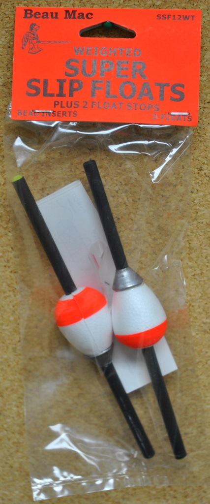 BEAU MAC SUPER SLIP FLOAT WGTD(2) 1-1/4'