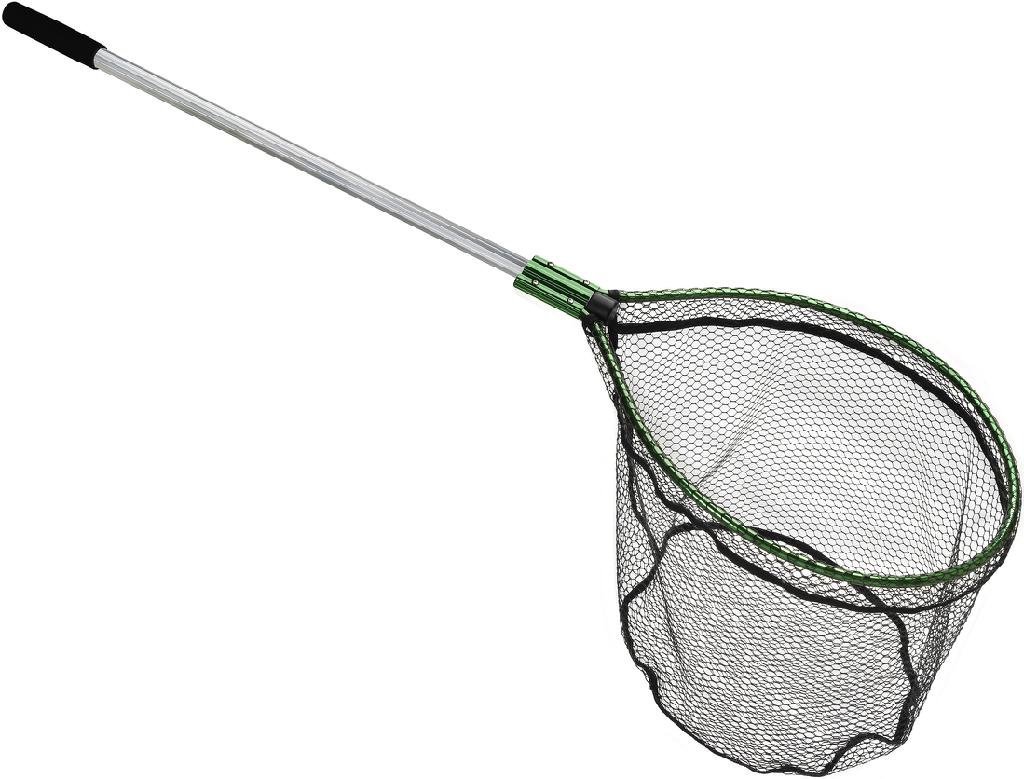 BECKMAN ROUND NET PVC COATED GRN/SILVER 17'W x 20'L x 40'D W/32' HANDLE