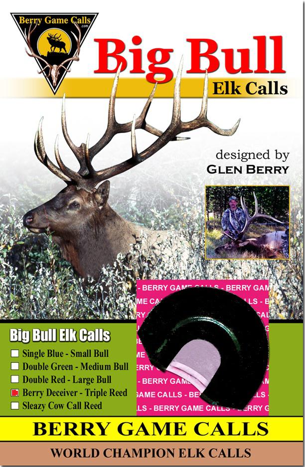 BERRY BLACK DECEIVER TRIPLE REED CALL SEPERATED THIN & THICK LATEX