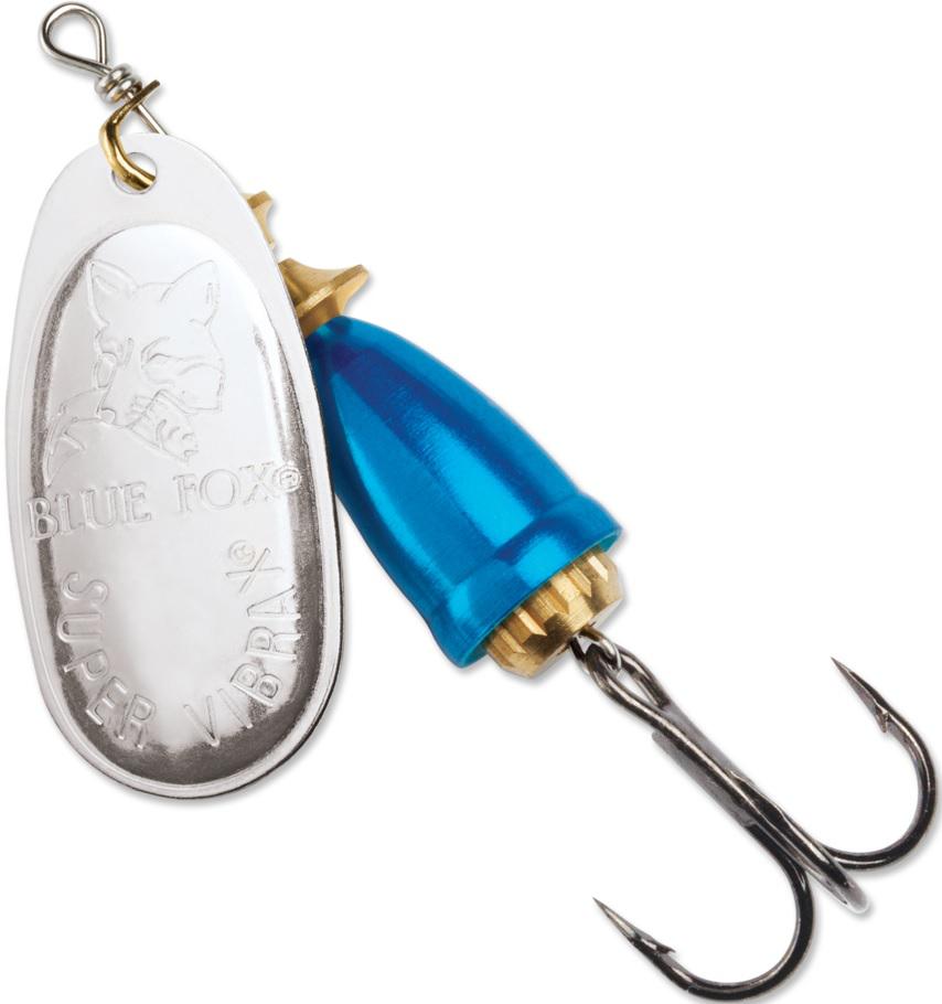 B/FOX SUP VIBRAX  3/8 OZ SIL/NEON-BLUE