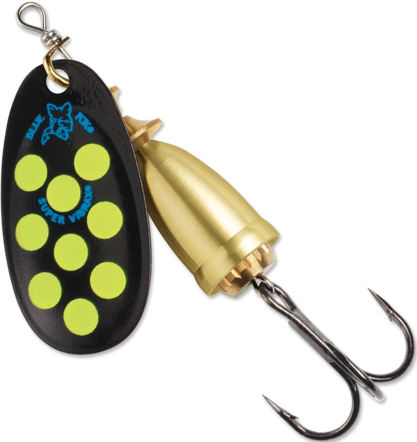 B/FOX SUP VIBRAX  1/4 OZ BLK/CHART DOTS