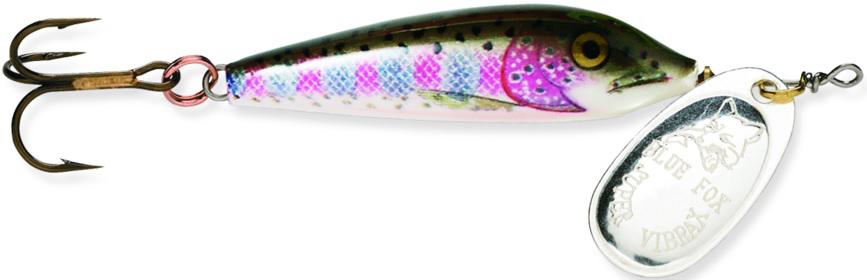 B/FOX VIBRAX MINNOW SPIN 1/8  RBOW TROUT