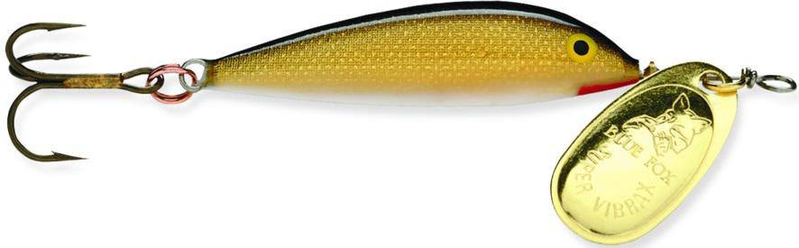 B/FOX VIBRAX MINNOW SPIN 1/8  GOLD