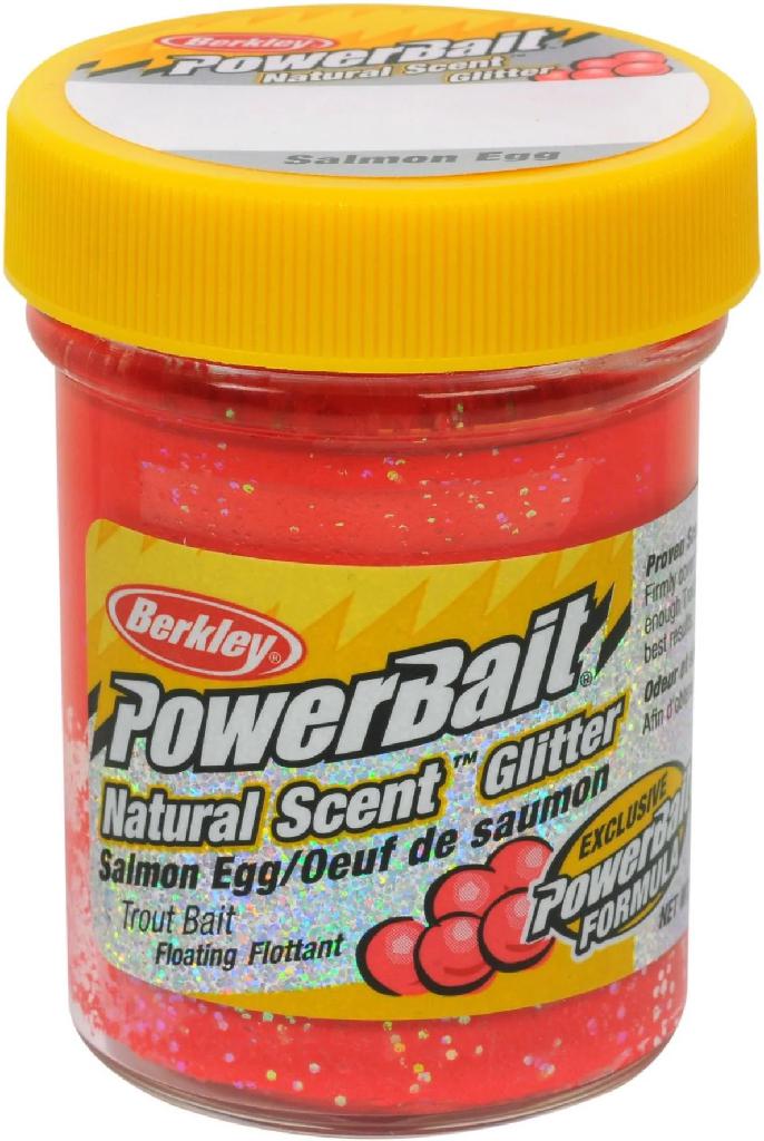BRK'LY GLITTER TROUT BAIT SALMON EGG-RED