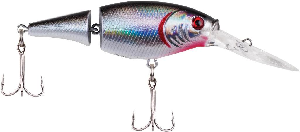 BKLY #7 JOINT FLICKER SHAD BLACK SILVER