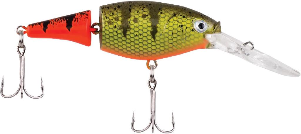 BKLY #7 JOINT FLICKER SHAD FT HOT PERCH (Firetail Hot Perch)