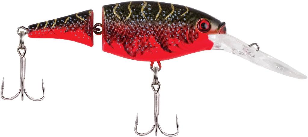 BKLY #5 JOINT FLICKER SHAD RED TIGER