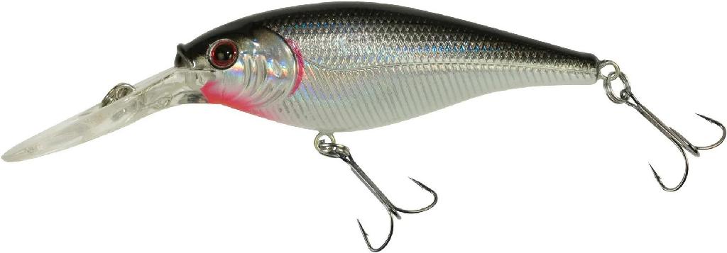 BRK'LY #7 FLICKER SHAD  BLACK SILVER