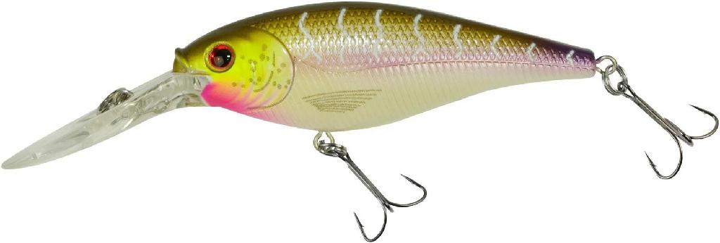 BRK'LY #5 FLICKER SHAD  PURPLE TIGER