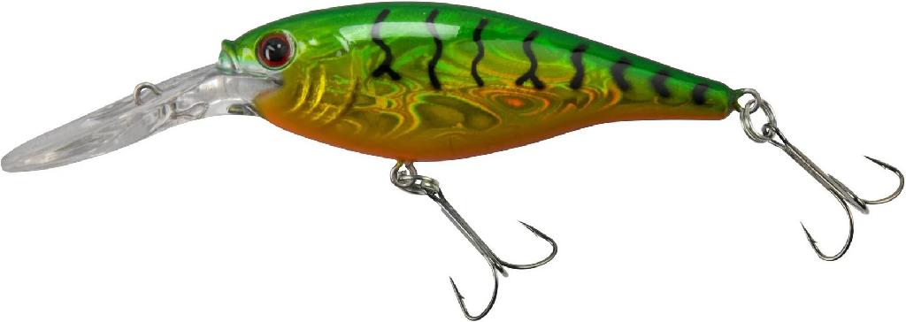 BRK'LY #5 FLICKER SHAD SLICK FIRETIGER