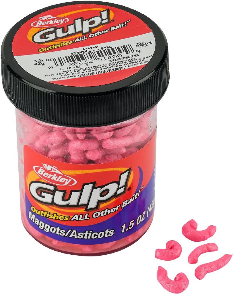 BRK'LY GULP MAGGOTS  PINK