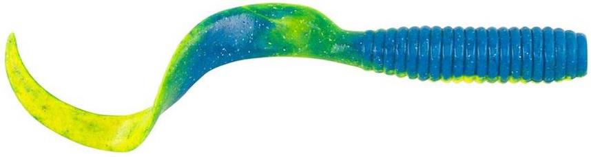 BRK'LY GULP 6'GRUB (4)  BLUE FUZE