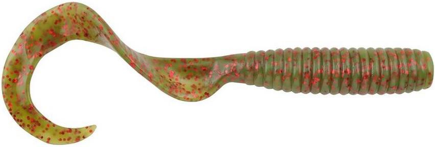 BRK'LY GULP 6'GRUB (4) MOTOR OIL RED FLK