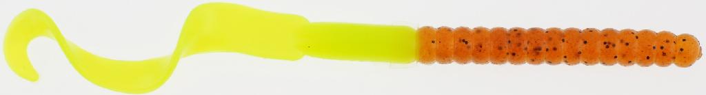 BRK'LY 7' POWER WORM  PUMPKIN/CHART (13) #PBBPW7-PC  MATERIAL #1307494