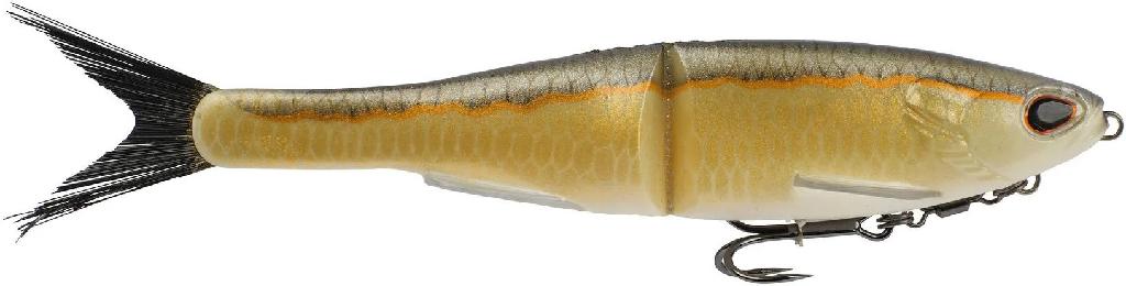 BKLY 7' NESSIE GLIDE BAIT GOLDEN SHINER 1oz lure weight