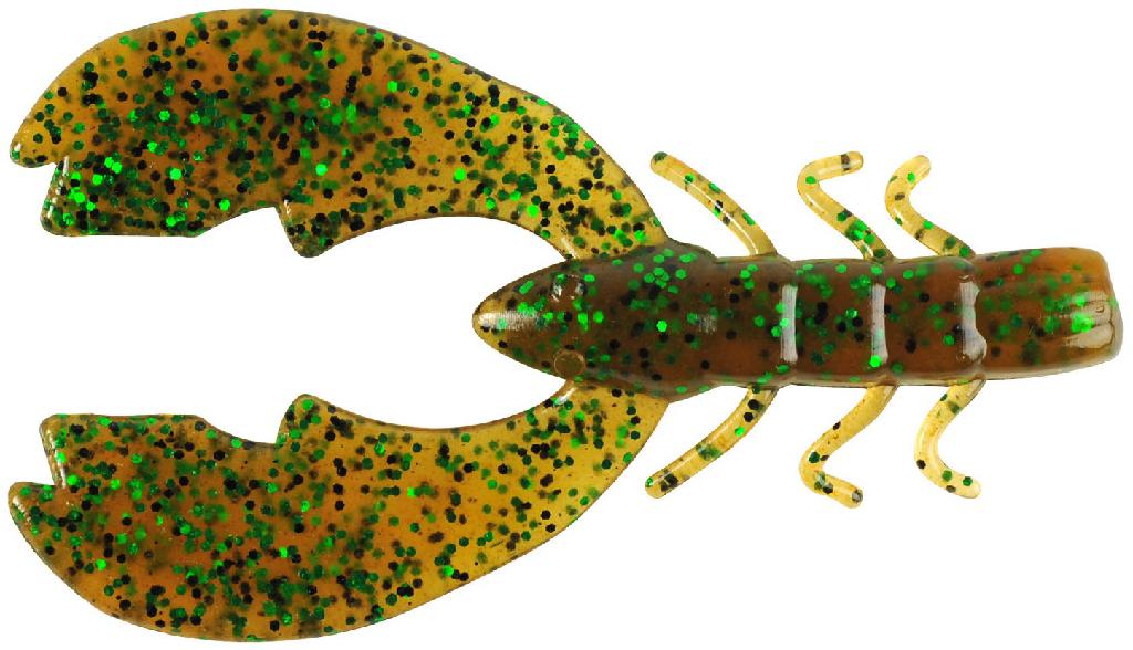 BKLY 3'POWER CHIGGER CRAW(10) PKIN/GR-FK