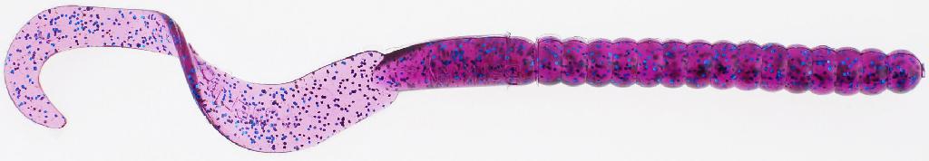 BRK'LY 7' POWER WORM  ELECTRIC GRAPE(13) #PBBPW7-EG  MATERIAL #1307484 - BRK'LY