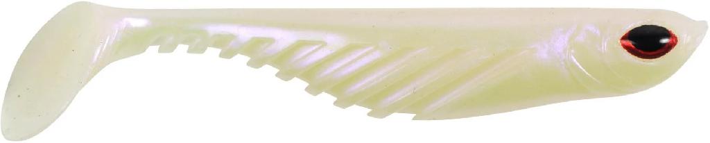 BKLY 3'POWER RIPPLE SHAD(10) PEARL WHITE