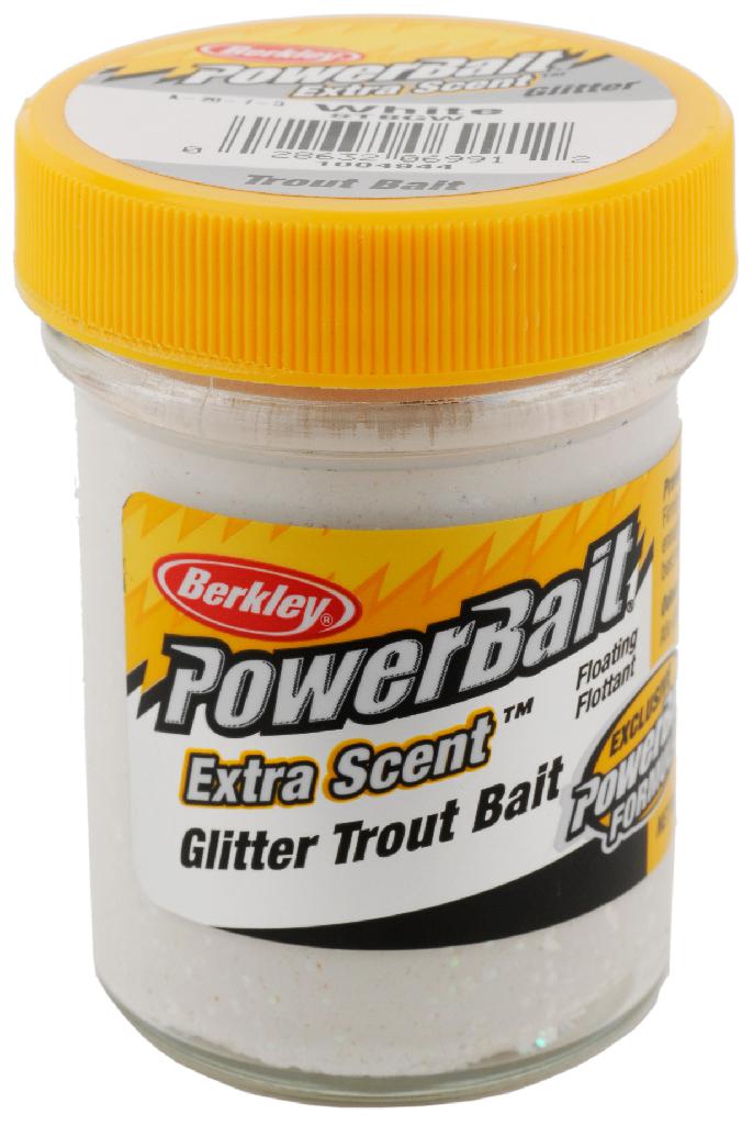 BRK'LY GLITTER TROUT BAIT  WHITE - Gunarama