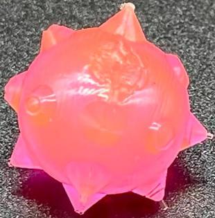 BnR TKL BURR BEADS 15MM(8) PINK SHEEN