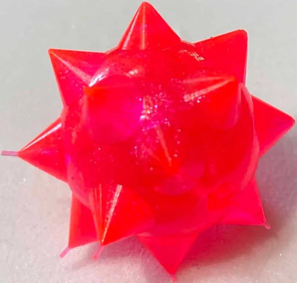 BnR TKL BURR BEADS 15MM(8) SW PK CHERRY